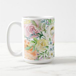 Pastellromantischer Garten Kaffeetasse
