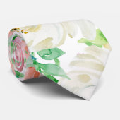 Pastellromantischer Garten Krawatte (Gerollt)