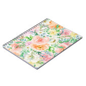 Pastellromantischer Garten Notizblock (Linke Seite)