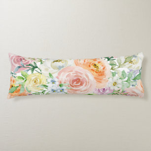 Pastellromantischer Garten Seitenschläferkissen