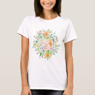 Pastellromantischer Garten T-Shirt