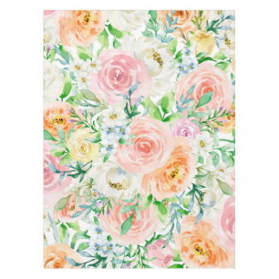 Pastellromantischer Garten Tischdecke