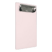 Pastellrosa 1 mini klemmbrett (Schrägansicht)