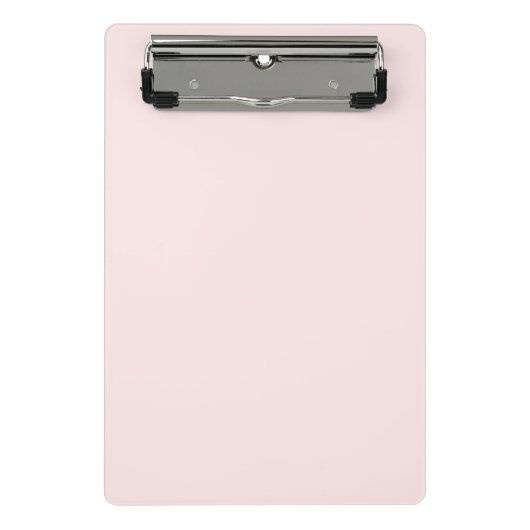 Pastellrosa 1 mini klemmbrett (Vorderseite)
