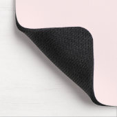 Pastellrosa 1 mousepad (Ecke)