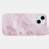 Pastellrosa Abstrakter Swirl Case-Mate iPhone Hülle (Rückseite (Horizontal))