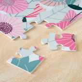 Pastellrosa Abstraktes Muster Puzzle (Seite)