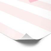 Pastellrosa Affirmations Poster (Ecke)