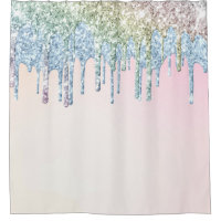 *~* Pastellrosa AQUA Blauer Glitzer Tropfen AP7 