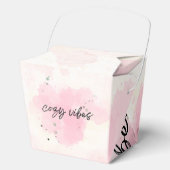 Pastellrosa Aquarellfarben-Geschenkboxen für Party Geschenkschachtel (Vorderseite)