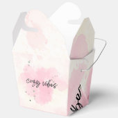 Pastellrosa Aquarellfarben-Geschenkboxen für Party Geschenkschachtel (Offen)