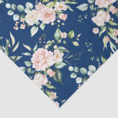 Pastellrosa Aquarellmuster Rose Seidenpapier (Detail)