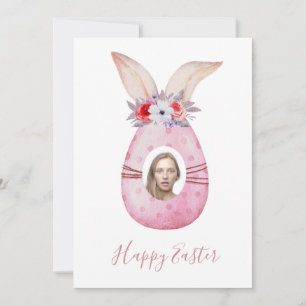 Pastellrosa aus Osterpink Feiertagskarte