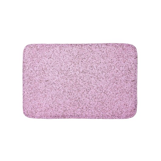 Pastellrosa Betonstruktur Badematte (Vorderseite)
