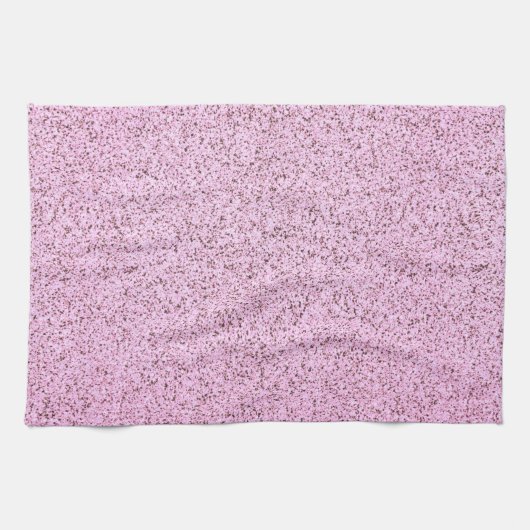 Pastellrosa Betonstruktur Geschirrtuch (Horizontal)