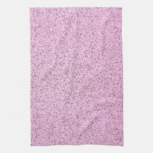 Pastellrosa Betonstruktur Geschirrtuch (Vertikal)