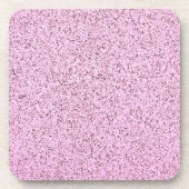 Pastellrosa Betonstruktur Getränkeuntersetzer (Vorderseite)