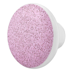 Pastellrosa Betonstruktur Keramikknauf