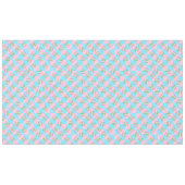 Pastellrosa Blau Karierte Dango Tableclout Tischdecke (Vorderseite (Horizontal))