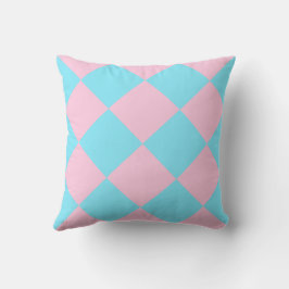 Pastellrosa Blau Kegelkissen Kissen