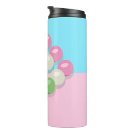 Pastellrosa Blau Schachtelblau Schachtelhalm Thermosbecher
