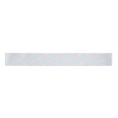 Pastellrosa, Blau und Weiß Satinband (Vorderseite)