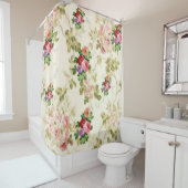 Pastellrosa Blume duschen ihren Vorhang (Beispiel)