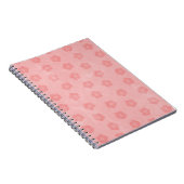Pastellrosa Blume Notizblock (Rechte Seite)