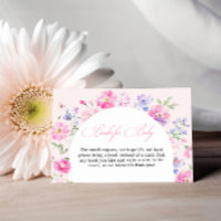 Pastellrosa Blumenbogen-Baby-Shower-Bücher für Bab
