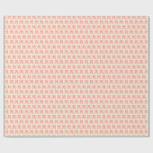 Pastellrosa Bogen und Ribbons Geschenkpapier (Flach)