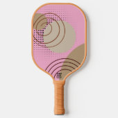 Pastellrosa Carbon Fiber Pickleball Paddel Schläger (Vorderseite)