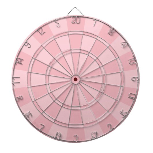 Pastellrosa Dartscheibe (vorne)