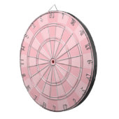 Pastellrosa Dartscheibe (Vorderseite rechts)