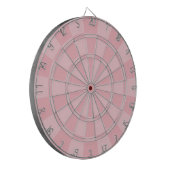 Pastellrosa Dartscheibe (Vorderseite Links)
