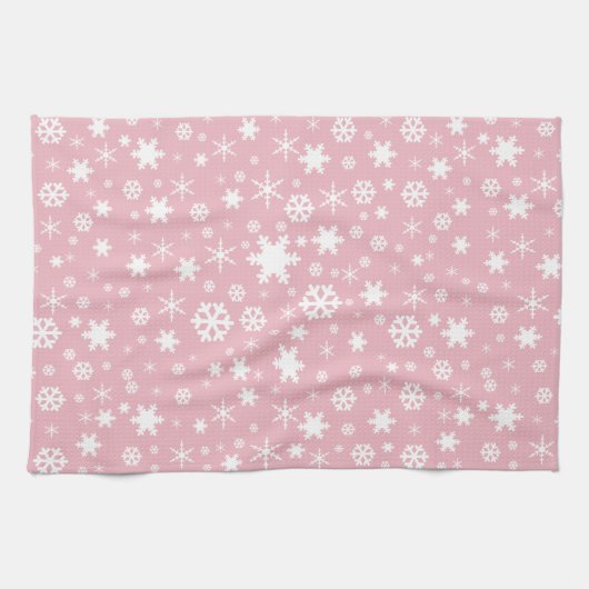 Pastellrosa des eleganten geschirrtuch (Horizontal)