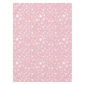 Pastellrosa des eleganten tischdecke (Vorderseite)