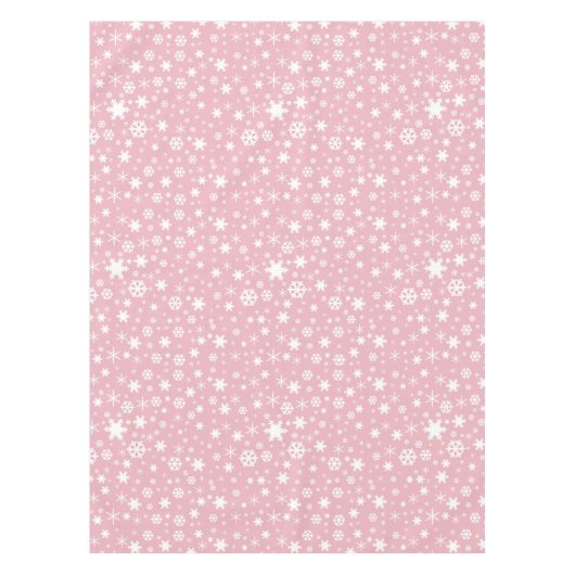 Pastellrosa des eleganten tischdecke (Vorderseite)