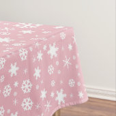 Pastellrosa des eleganten tischdecke (Beispiel)