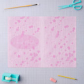 Pastellrosa Dots Handarbeit oder Danke Seidenpapier (Basteln)