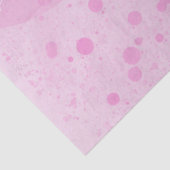 Pastellrosa Dots Handarbeit oder Danke Seidenpapier (Detail)