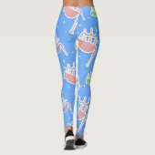 Pastellrosa Dudelsack Leggings (Rückseite)