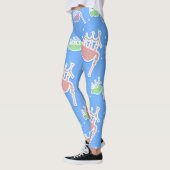 Pastellrosa Dudelsack Leggings (Links)