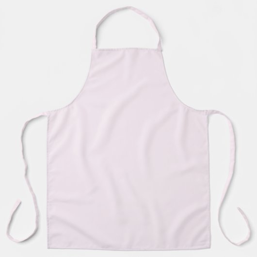 Pastellrosa einfarbig schürze (Vorderseite)