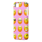 Pastellrosa Emoji Case-Mate iPhone Hülle (Rückseite Links)