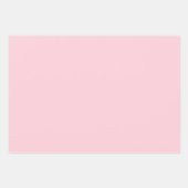 Pastellrosa Farbe | Classic | elegant Geschenkpapier Set (Vorderseite 3)
