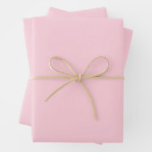 Pastellrosa Farbe | Classic | elegant Geschenkpapier Set (Beispiel)