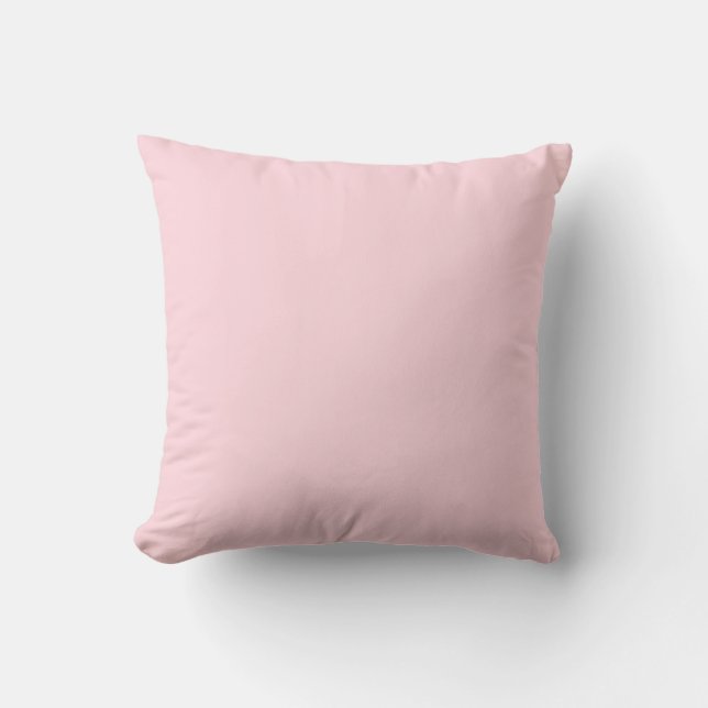 Pastellrosa Farbe Kissen (Vorderseite)