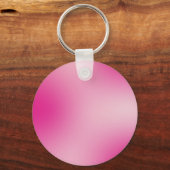 Pastellrosa Farben Abstrakt Blur Gradient Ombre Schlüsselanhänger (Vorderseite)
