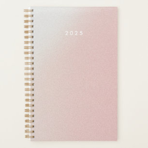 Pastellrosa Farbverlauf Personalisiert 2025 Planer