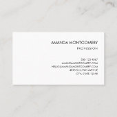 Pastellrosa Flamingos Grünes Muster Visitenkarte (Rückseite)